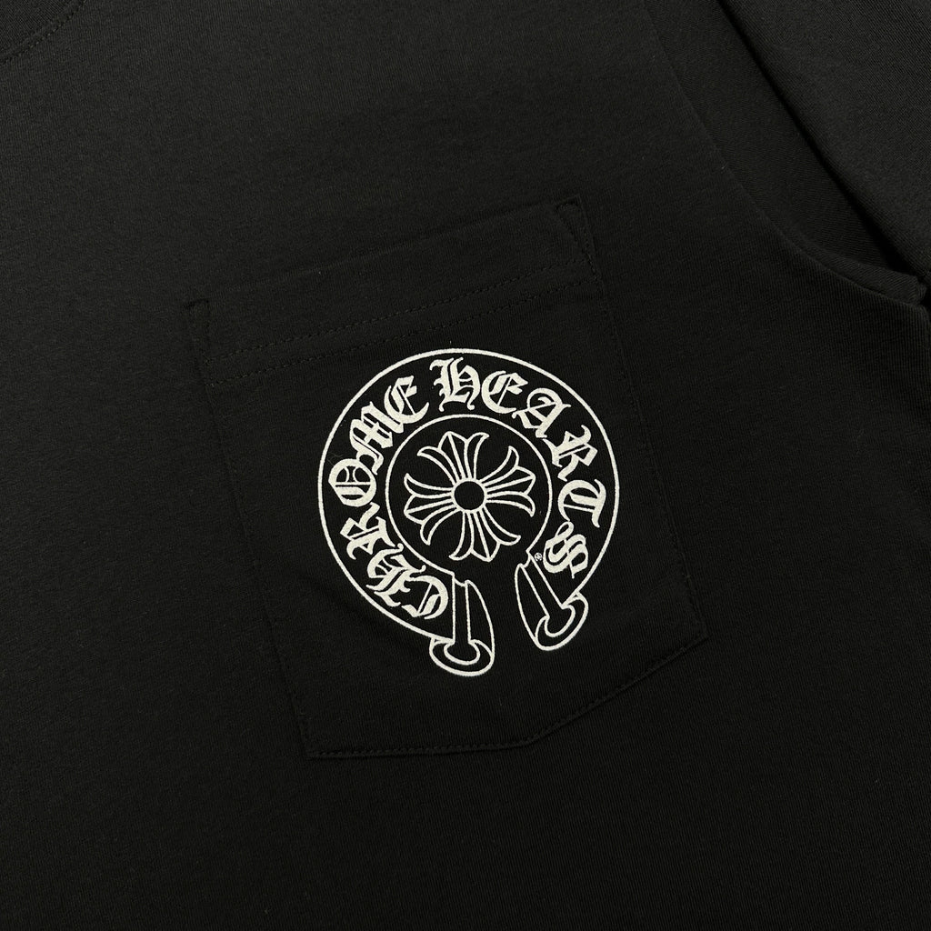 Chrome Hearts Horseshoe Logo T-Shirt Black (DS)