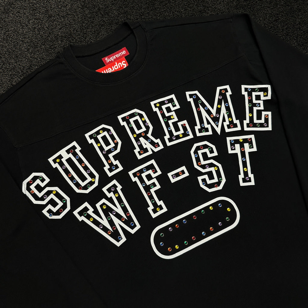 Supreme Studded Atheletic Jersey Long Sleeve T-Shirt (DS)