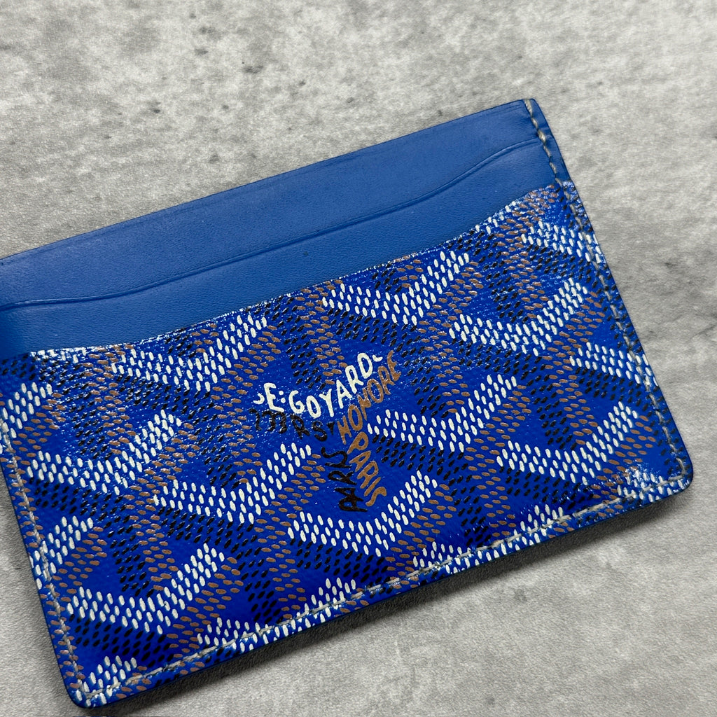 Goyard St. Sulpice Cardholder Royal Blue (DS)