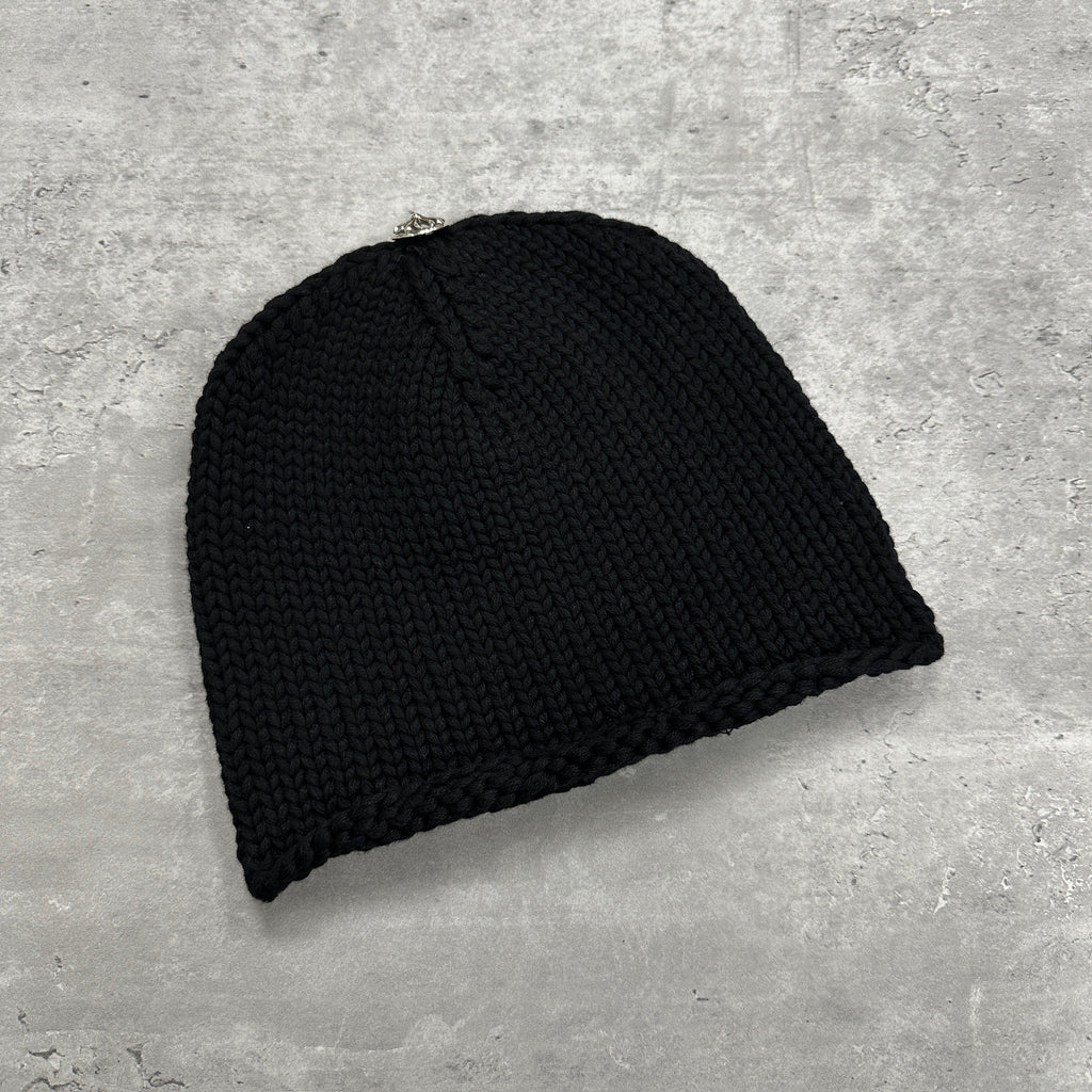 Chrome Hearts Wool Leather Cross Patch Beanie (DS)