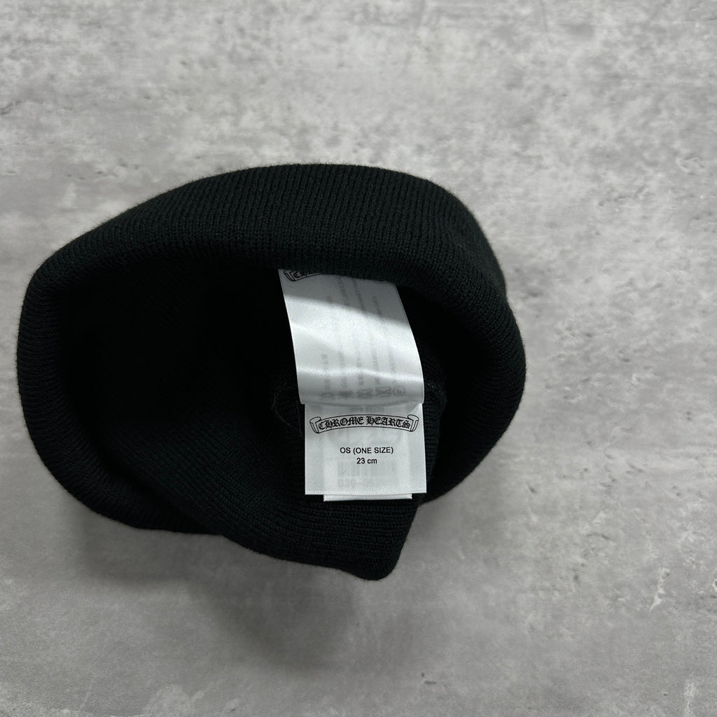 Chrome Hearts Logo Beanie Black (DS)