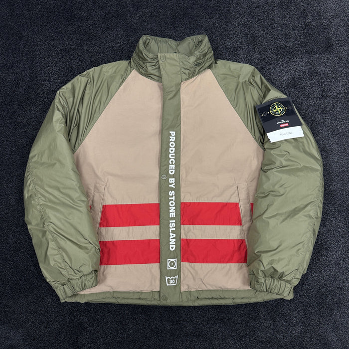 Supreme Stone Island Reversible Puffer Jacket Olive (DS)