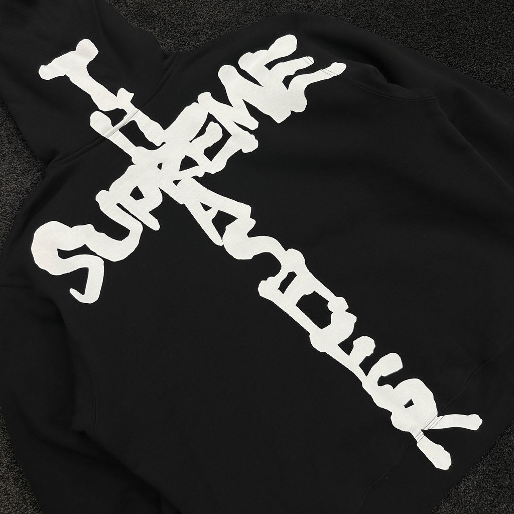 Supreme Thrasher Logo Zip Up Hoodie Black (DS)