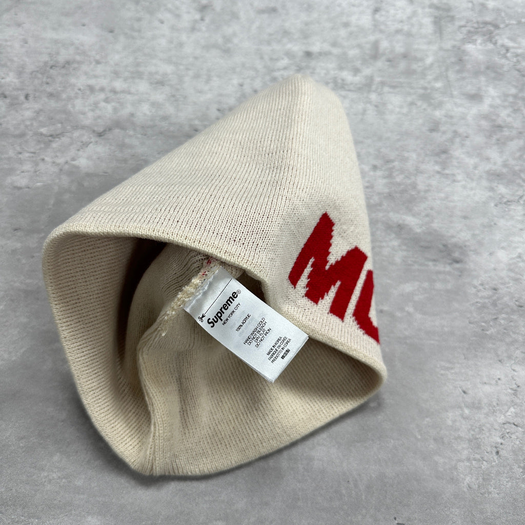 Supreme Beanie Hat Cream (DS)