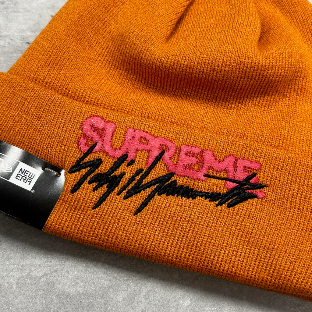 Supreme New Era Yohji Yamamoto Beanie Hat Orange (DS)