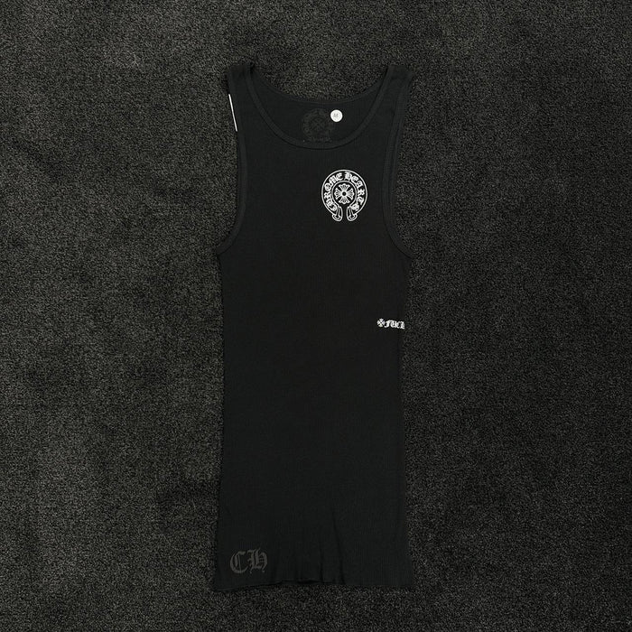 Chrome Hearts Hoeseshoe Logo Vest Tank Top (DS)