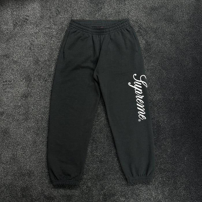 Supreme Script Logo Joggers Black (DS)