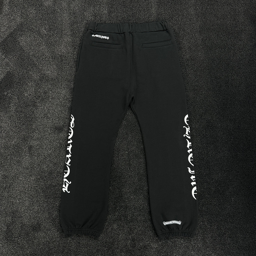 Chrome Hearts Fuck You Horseshoe Logo Joggers Black (DS)