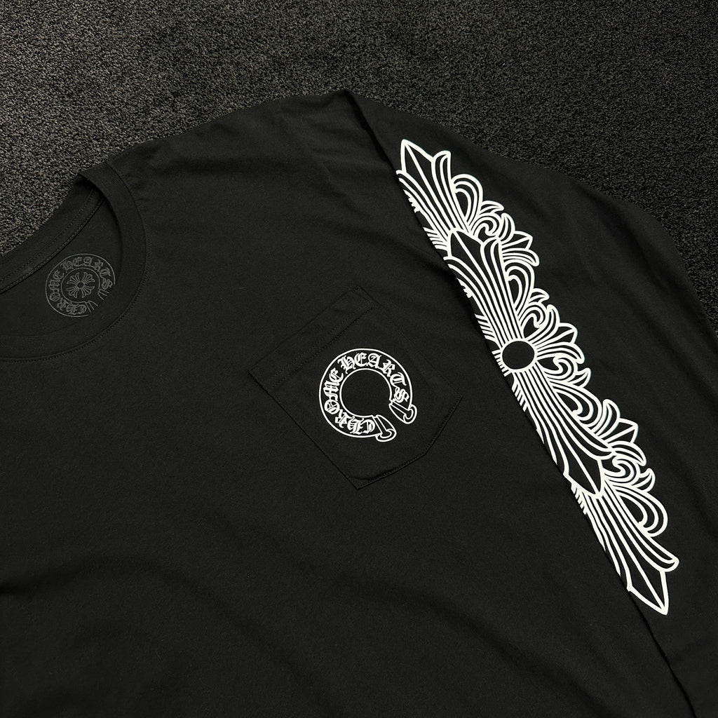 Chrome Hearts Horseshoe Logo Long Sleeve T-Shirt (DS)