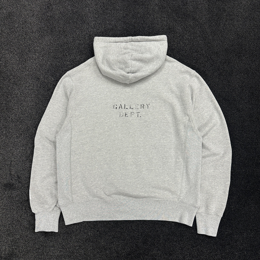 Gallery Dept Logo Hoodie Grey (DS)