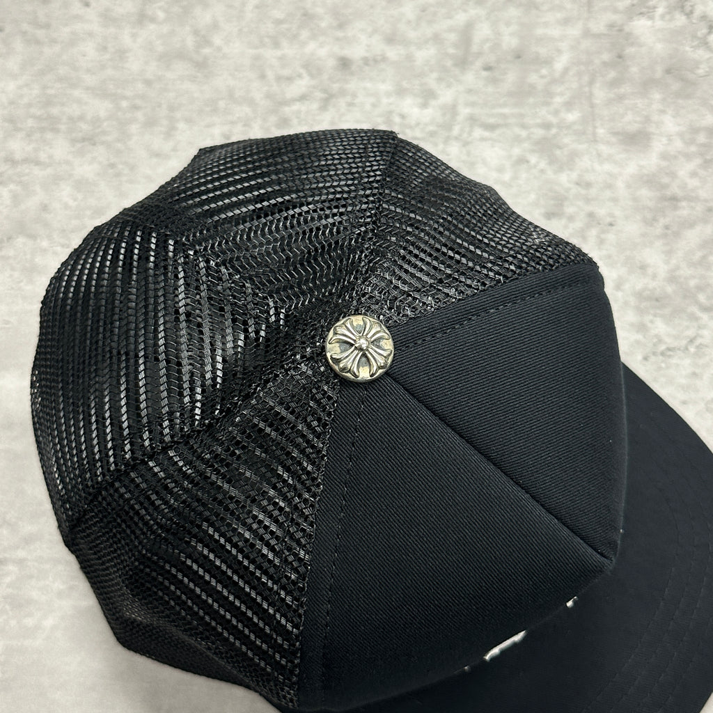 Chrome Hearts 3 Cross Leather Patch Trucker (DS)