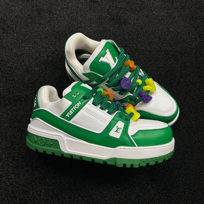 Louis Vuitton Maxi Sneaker Green White LV9 UK9 (DS)